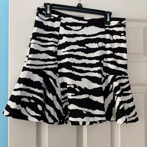Michael Kors Zebra print skirt